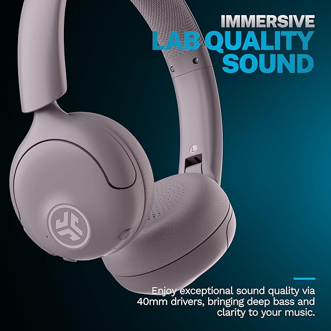 JLab Go Lux ANC Wireless Headphones, Hybrid Active Noise Cancelling, Premium - Image 2