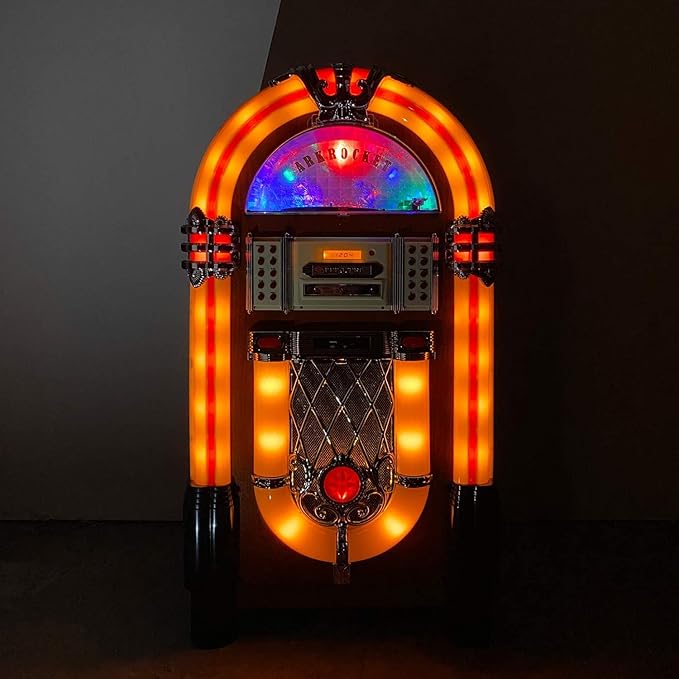 Arkrocket Full Size Jukebox Vinyl Record Player Bluetooth USB SD CD Player - Image 8