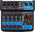 BOMGE 6 Channel mini DJ Audio sound mixer console by BOMGEMusicStudio