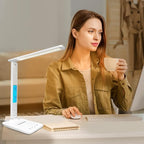 Desk Lamp with Wireless Charger，USB Charging Port, Dimmable Office Desk Light - Image 7