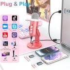 ZealSound USB Microphone, Condenser Computer Mic, Plug&Play Gaming Microphones - Image 2