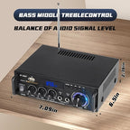 Stereo Audio Amplifier, 300W Home 2 Channel Wireless Bluetooth 5.0 Power - Image 5