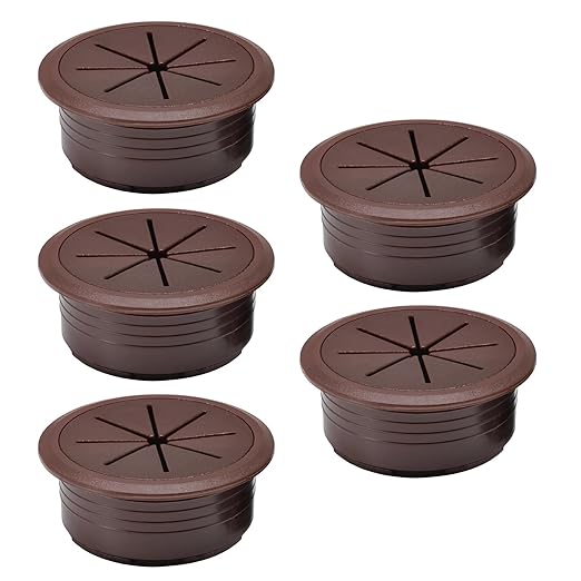 5 Pcs Desk Grommet 2-3/8" / 60 mm, Desk Hole Cover by EASYEAH