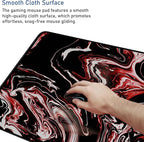 Large Extended Mouse Pad with Stitched Edges, Durable Non-Slip Natural Rubber - Image 5