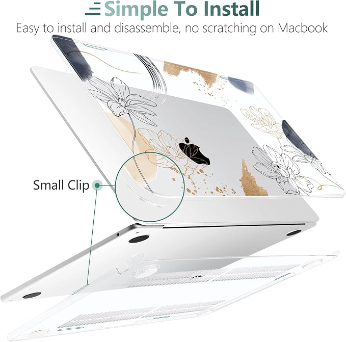 TWOLSKOO Compatible with M4 MacBook Air 15 inch Case 2025-2023 Released Model - Image 3