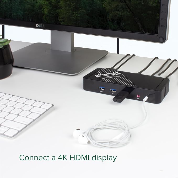 Plugable USB-C Dock with 4K HDMI and 60W Charging, Compatible with Thunderbolt - Image 4