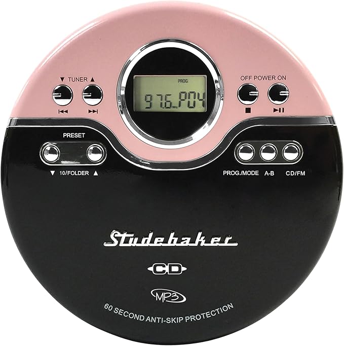 Studebaker SB3703PBB Joggable Personal CD/MP3 Player - Image 2