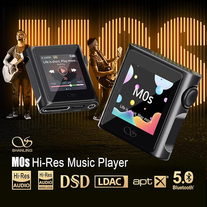 SHANLING M0s Portable MP3 Player Hi-Res Audio Players, 1.54" Touch Screen Hi-Fi - Image 5