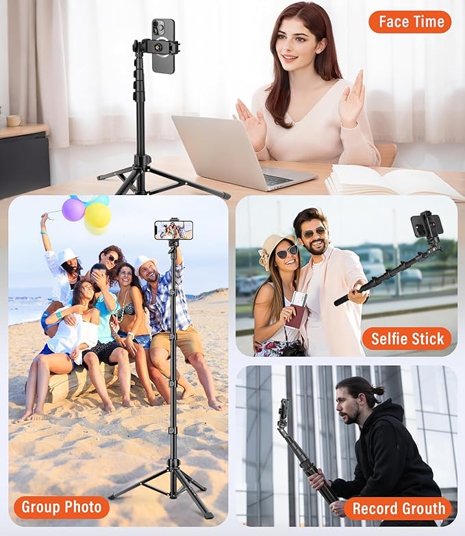 Phone Tripod, Remote and Phone Holder, Suitable - Image 6