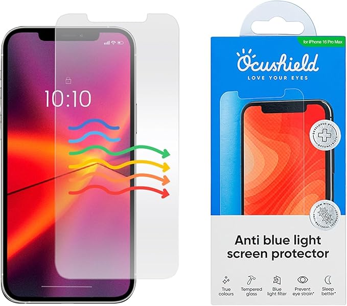Ocushield Anti Blue Light Tempered Glass Screen Protector by Ocushield-BlueLightFilteringScreenProtectorGlasses