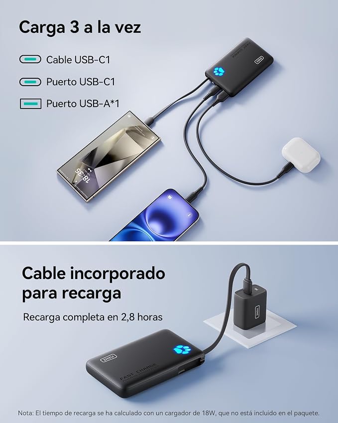 INIU Portable Charger, Slim 10000mAh Power Bank - Image 7