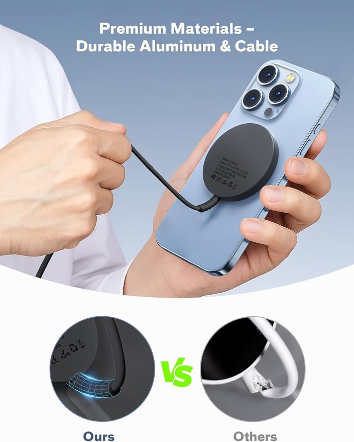 Magnetic Wireless Charger Fast Charge Strong Magnet Charging Pad - Image 8
