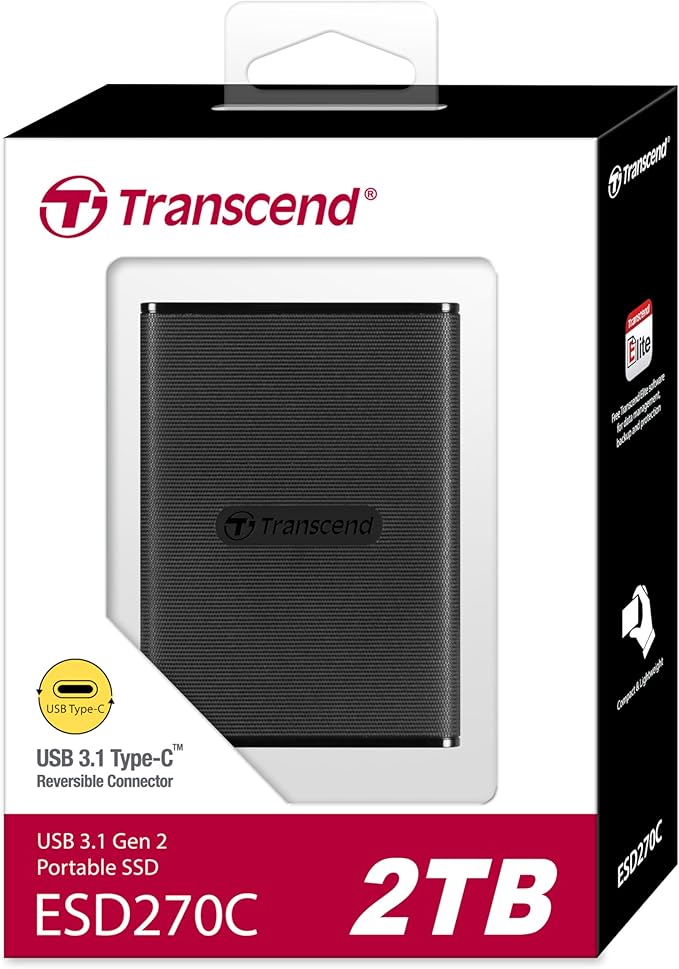 Transcend 2TB External SSD for iPhone/iPad/Mac/Windows/Android, - Image 2
