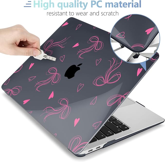MEEgoodo for MacBook Air 13 inch Case 2021 2020 2019 2018 Released A2337 M1 - Image 3