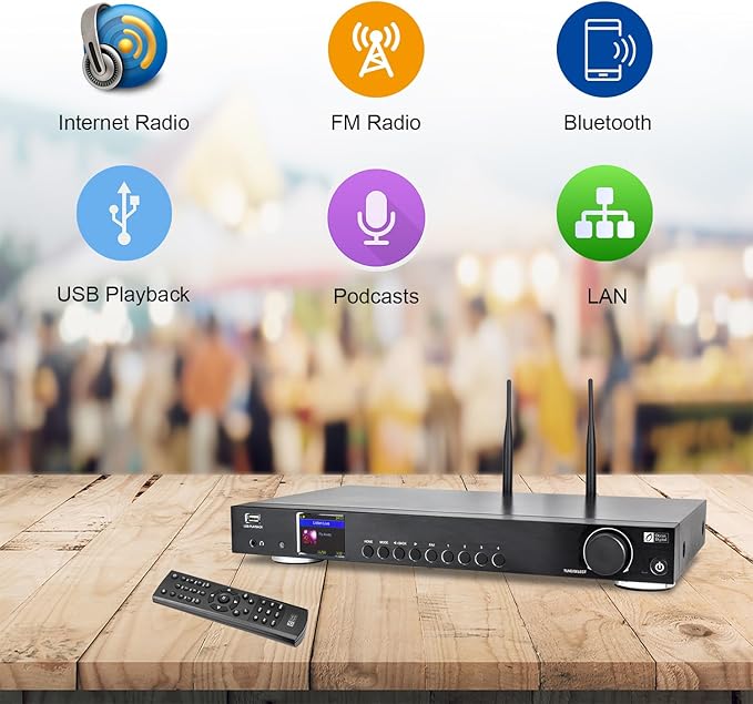 Ocean Digital WR-50 Internet Radio Tuner Component Wi-Fi, Ethernet LAN - Image 5