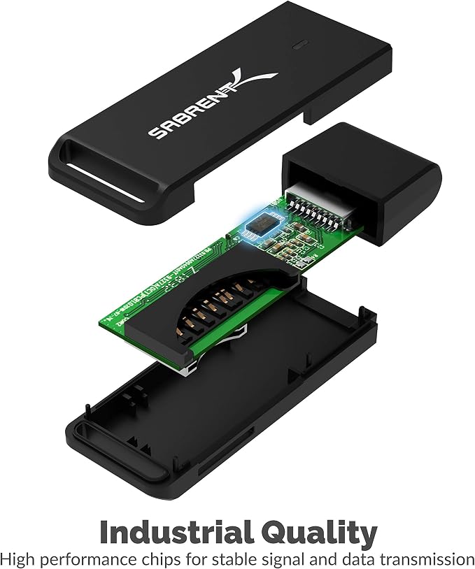 SABRENT USB 3.0 Micro SD and SD Card Reader - Image 9