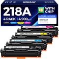 218A Toner Cartridge Set 4-Pack by INKBAY