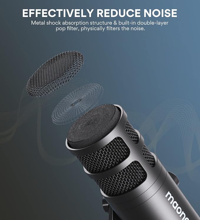 MAONO USB Dynamic Microphone, Podcast Recording Microphone - Image 6