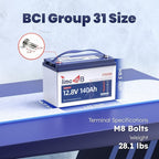 12.8V 140Ah Lithium Battery - Image 6