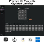 Keychron Q0 Max Wireless Custom Mechanical Numpad, 2.4 GHz/Bluetooth 5.1/Wired - Image 2