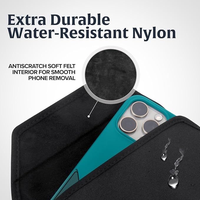 Turtleback Belt Clip for iPhone 16 Pro, 15 pro 14 Pro 13 Pro -Medium- Fits - Image 5