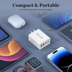 USB C Wall Charger, 40W 4-Port USB C Charger Block, Fast Charging Block Dual - Image 6