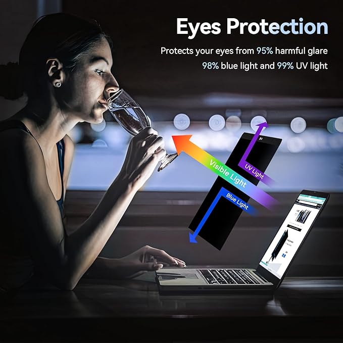 Privacy Screen MacBook Pro 13 Inch/MacBook Air 13 in, Magnetic Removable Anti - Image 4