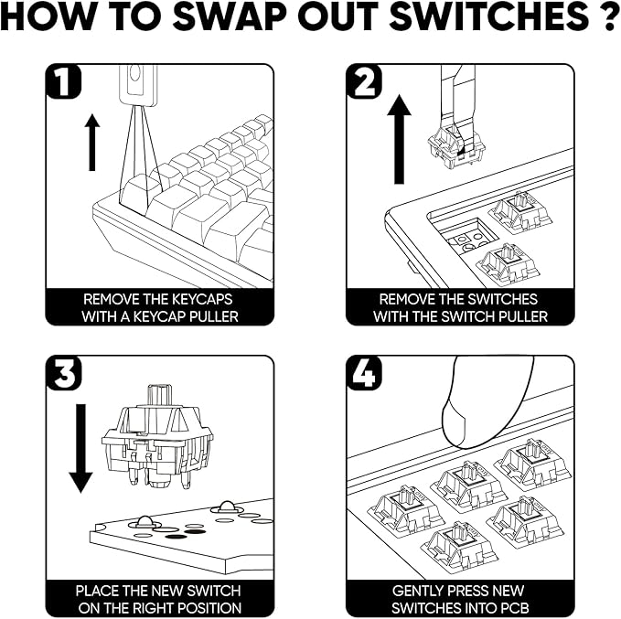 Akko V3 Silver Pro Keyboard Switch - Image 7