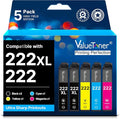 Valuetoner 222XL High-Capacity Black & Standard Color Remanufactured by Valuetoner
