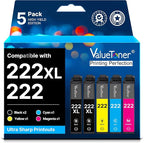 Valuetoner 222XL High-Capacity Black & Standard Color Remanufactured by Valuetoner