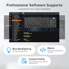 RK ROYAL KLUDGE RK96 RGB Limited Ed, 90% 96 Keys Wireless Triple Mode - Image 7
