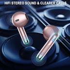 Wireless Earbuds, 40H Playback Mini Case IP7 Waterproof Sports Earphones - Image 6