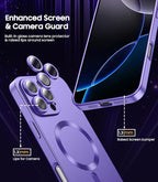 Magnetic for iPhone 16 Pro Case Slim Soft Silicone Bumper Shockproof Metallic - Image 4