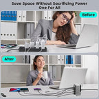USB C Fast Charger : Fast Charging Station : 285W-8 Port Desktop Multiple - Image 3