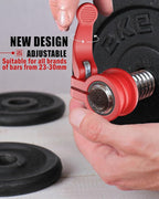 Mini Barbell Clips 1 inch I Multi-Size Adjustable Barbell Collar I 1 inch - Image 3