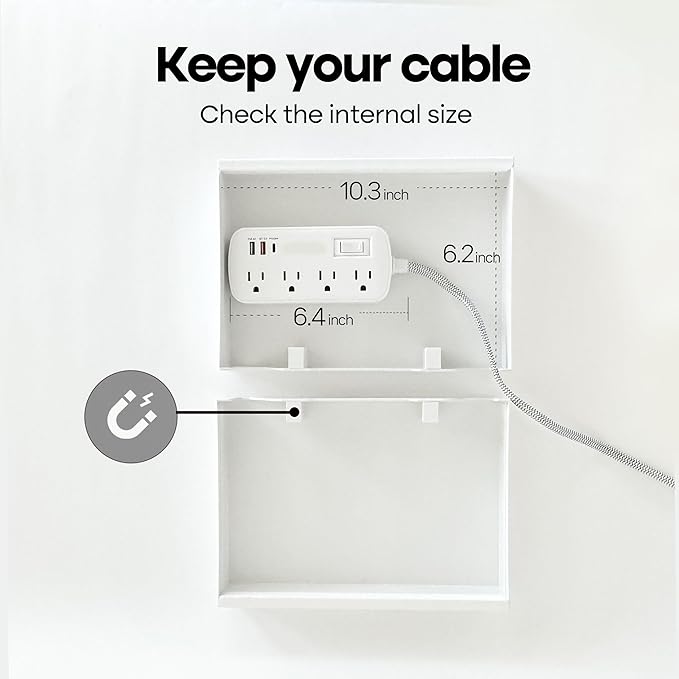 Book Shape Decorative Cable Management Box - Image 4