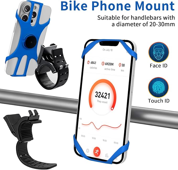 3in1 Phone Holder for Running, Arm Band/Wrist Holder/Bike Mount, Phone Armbands - Image 6