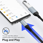 USB to USB C Adapter, Fast 5Gbps USB 3.0 OTG Adapter, USB A Female to Type C - Image 3