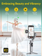 3-axis Gimbal Stabilizer for Smartphone w/ 1/4 Thread Foldable Phone Stabilizer - Image 3