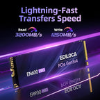 EN600 PRO SSD 256GB PCIe 3.0 Gen 3x4, NVMe M.2 2280, Internal Solid State Drive - Image 2