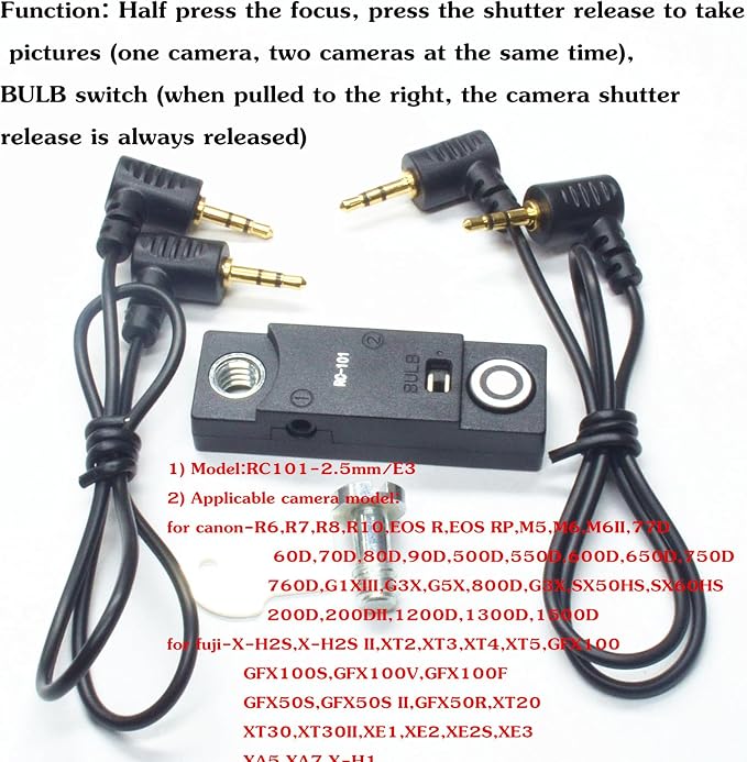 for Fuji/Canon Camera Cable Universal Iron cage Handle Shutter Release - Image 4