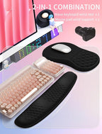 Hokafenle 2in1 Combination, Wave Keyboard Wrist Rest and Ergonomic Curvature - Image 5