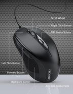 TECKNET Wired Mouse - Image 2