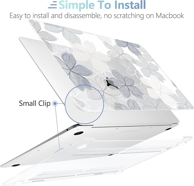 MEEgoodo for MacBook Air 13 inch Case 2021 2020 2019 2018 Released A2337 M1 - Image 4