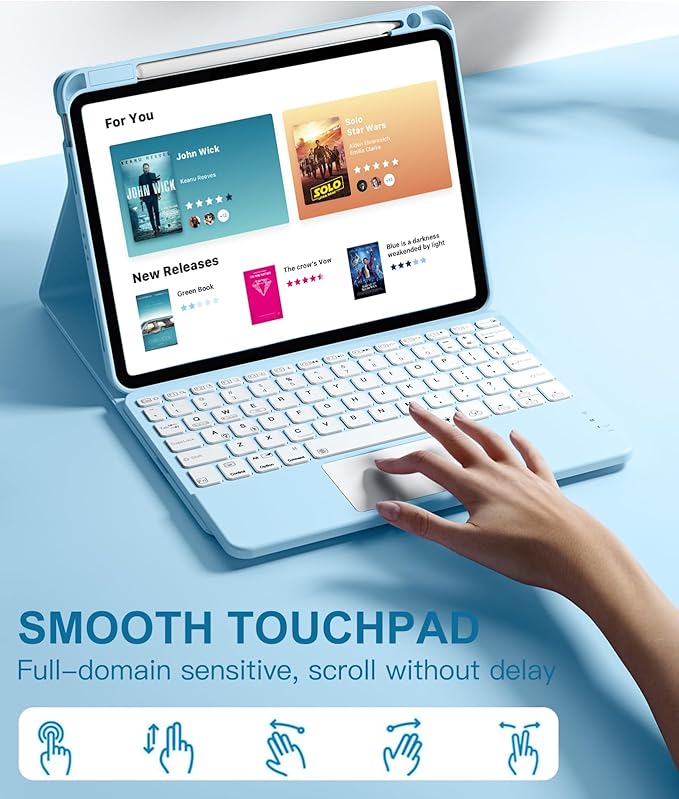 Compatible with iPad Air 11 Inch & Air 5th/ Air 4th Generation Case with - Image 3