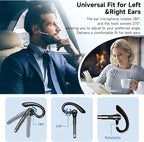 Bluetooth Headset V5.3, 100 Hrs Talk Time Single-Ear Earphone, CVC8.0 Noise - Image 6