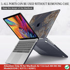 CISSOOK Gorgeous Flower Case for MacBook Air 13.6 inch M4 M3 M2 2025 2024 2022 - Image 5
