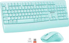 MEETION Wireless Keyboard and Mouse, Full-Sized Cordless Keyboard by MEETION