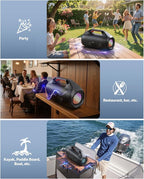 100W Bluetooth Speaker, Outdoor Wireless Boombox - Image 6