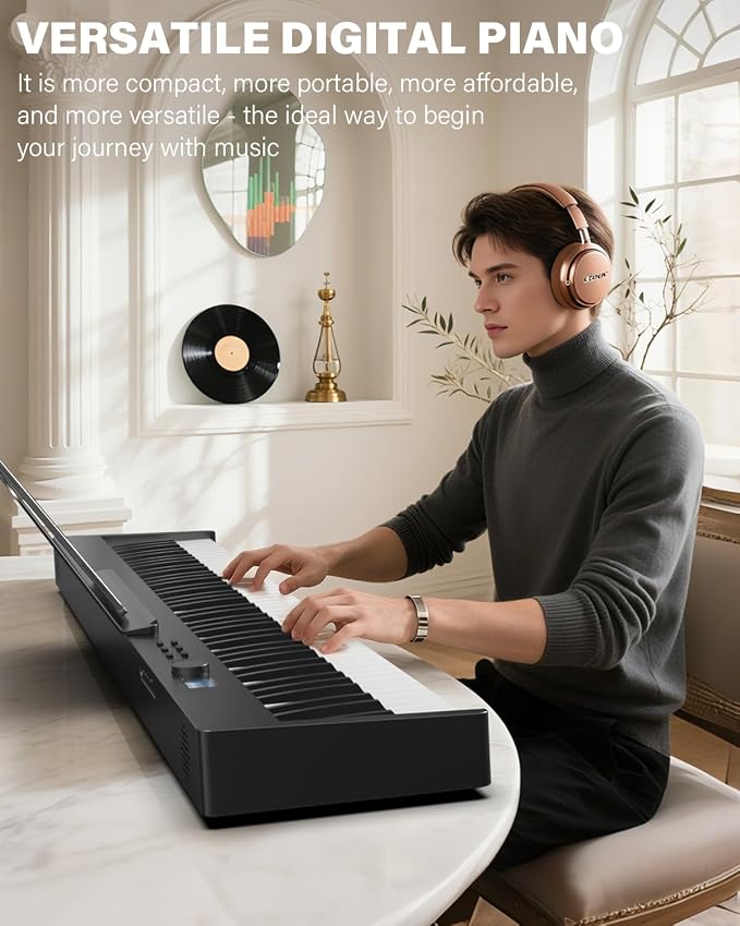 AiJoy 88-Key Piano Keyboard ASP-10F Electric Portable Folding Piano - Image 8